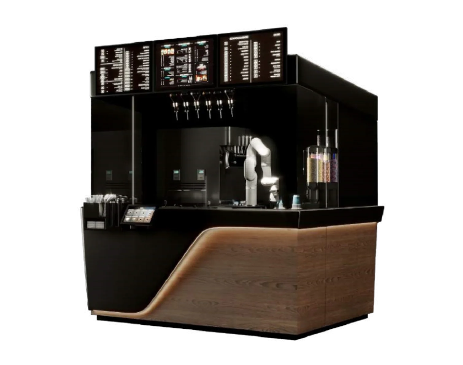 Robotic cafe mocca bot